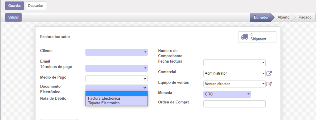 Facturación Electrónica